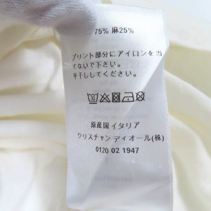極美品◇Christian Dior クリスチャンディオール 153T12DA454 コットン リネン Royaume d&