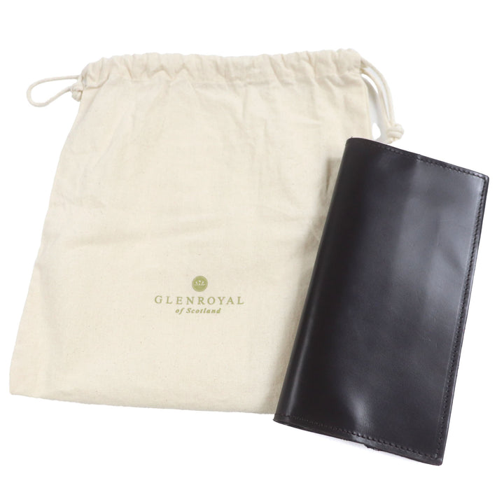 極美品▼GLENROYAL グレンロイヤル 03-5594 ブライドルレザー CIGAR シガー ロングウォレット 二つ折り長財布 スコットランド製 メンズ