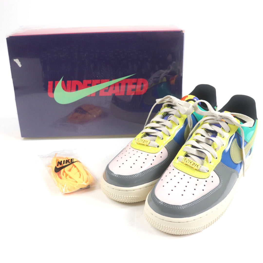 未使用品▼UNDEFEATED NIKE アンディフィーテッド ナイキ DV5255-001 AIR FORCE 1 LOW Multi Patent レザースニーカー 26 箱付き メンズ