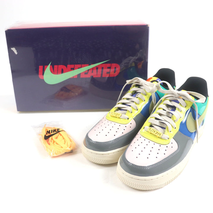 未使用品▼UNDEFEATED NIKE アンディフィーテッド ナイキ DV5255-001 AIR FORCE 1 LOW Multi Patent レザースニーカー 26 箱付き メンズ