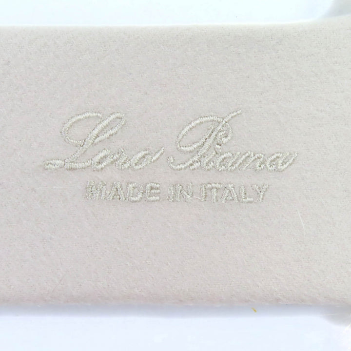 未使用品◇Loro Piana ロロピアーナ ミンクファー付き ルームシューズ スリッパ ベージュ系 36 保存袋付き イタリア製 レディース
