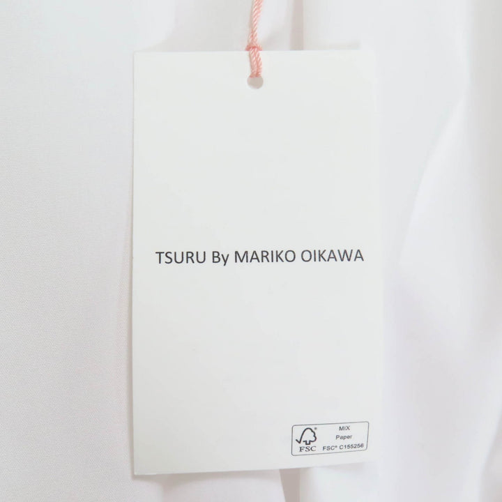 未使用品◇Tsuru by Mariko Oikawa ツルバイマリコオイカワ BL-1253410 Sailor フリルカラーシャツ ブラウス F 日本製 正規品 レディース
