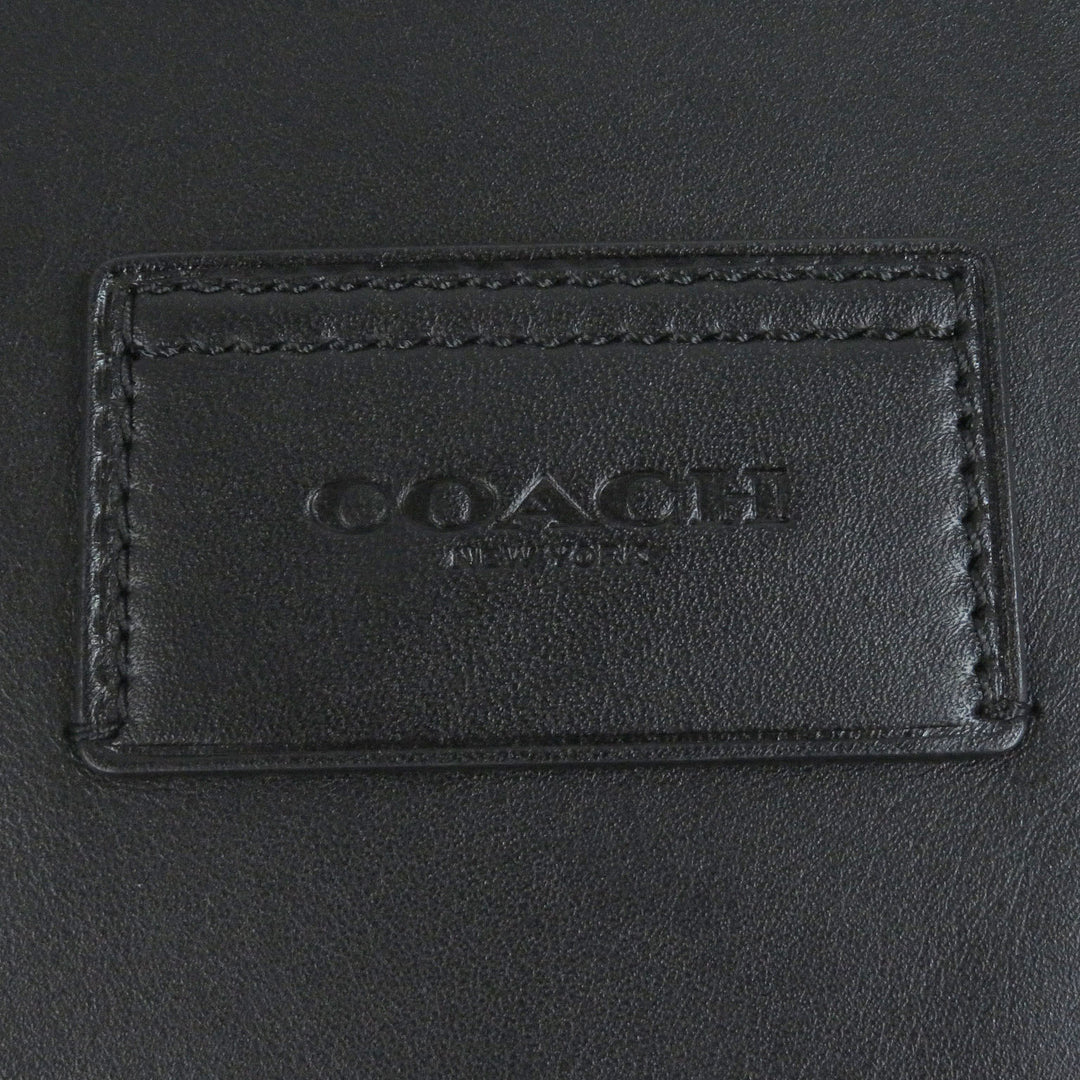 美品□COACH コーチ C2793 レザー シグネチャー トラック メッセンジャーバッグ ショルダーバッグ ブラック ロゴチャーム・保存袋付き