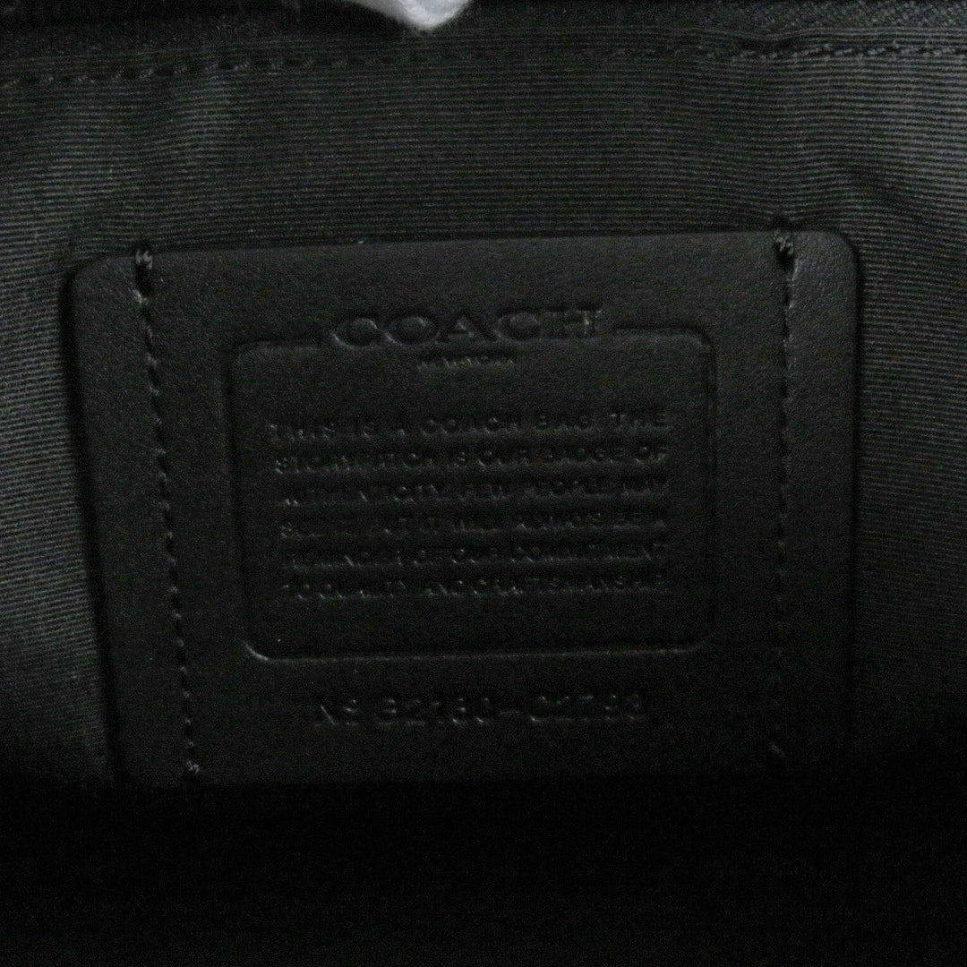 美品□COACH コーチ C2793 レザー シグネチャー トラック メッセンジャーバッグ ショルダーバッグ ブラック ロゴチャーム・保存袋付き