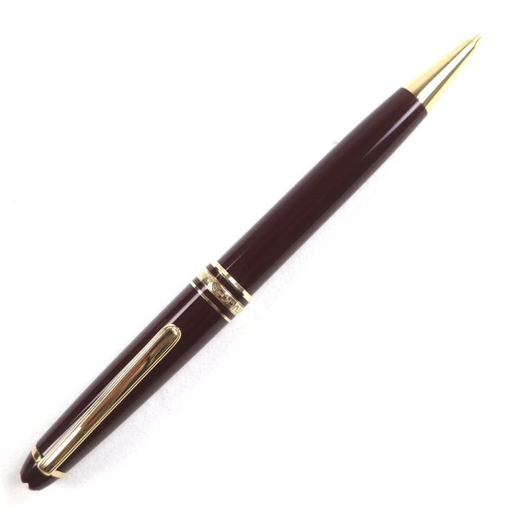 美品▼MONTBLANC モンブラン マイスターシュテュック クラシック ホワイトスター ツイスト シャープペンシル ボルドー ドイツ製