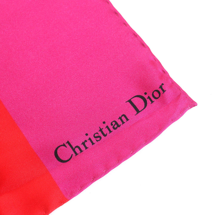 未使用品△Christian Dior クリスチャンディオール 22SS 22FLP070I615 D-Flower pop Dフラワー ポップ シルク100％ 花柄 スカーフ 正規品