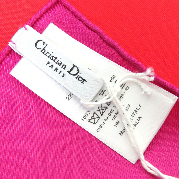 未使用品△Christian Dior クリスチャンディオール 22SS 22FLP070I615 D-Flower pop Dフラワー ポップ シルク100％ 花柄 スカーフ 正規品