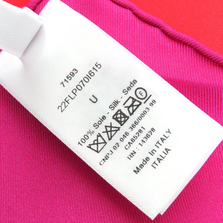 未使用品△Christian Dior クリスチャンディオール 22SS 22FLP070I615 D-Flower pop Dフラワー ポップ シルク100％ 花柄 スカーフ 正規品