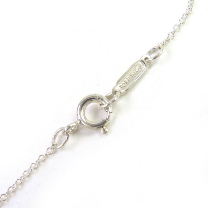 美品△TIFFANY&amp;Co. ティファニー ラビングハート クローバー ネックレス SV925 四つ葉 ペンダント アクセサリー シルバー 重量4.4g