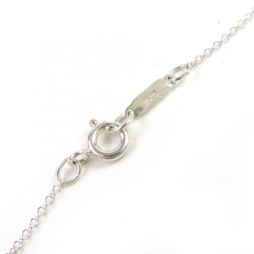 美品△TIFFANY&amp;Co. ティファニー ラビングハート クローバー ネックレス SV925 四つ葉 ペンダント アクセサリー シルバー 重量4.4g