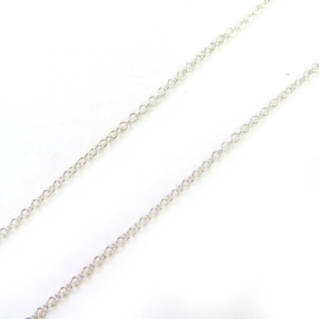 美品△TIFFANY&amp;Co. ティファニー ラビングハート クローバー ネックレス SV925 四つ葉 ペンダント アクセサリー シルバー 重量4.4g
