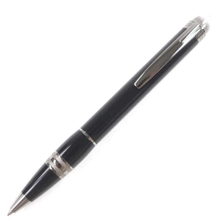 良品▼MONTBLANC モンブラン スターウォーカー ホワイトスター ツイスト式 ボールペン ブラック ガンメタリック ドイツ製 筆記確認済み