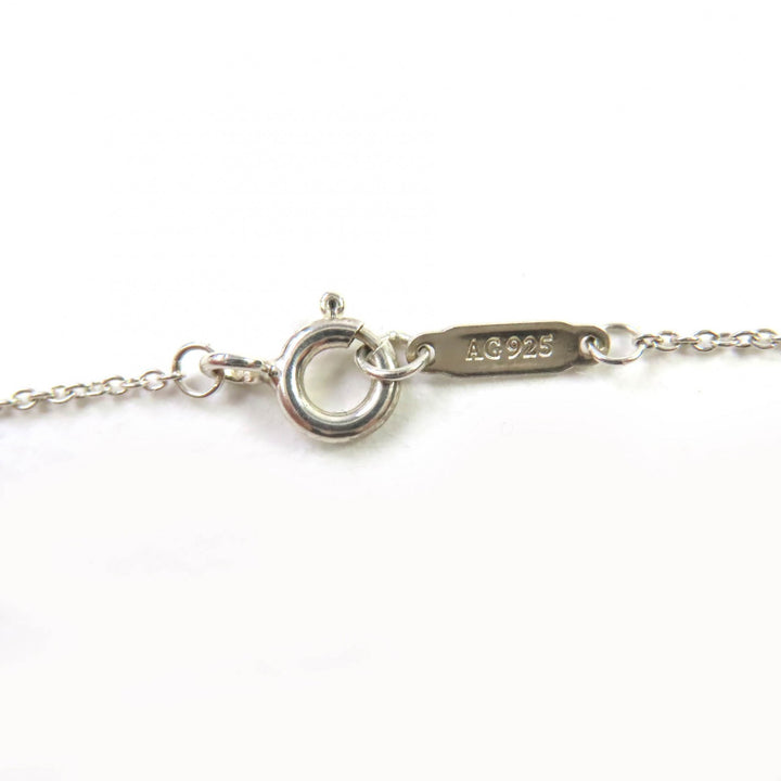 美品★TIFFANY&amp;Co. ティファニー リターントゥティファニー ダブル ハート タグ ペンダント AG925 メタル ネックレス 総重量2.89g