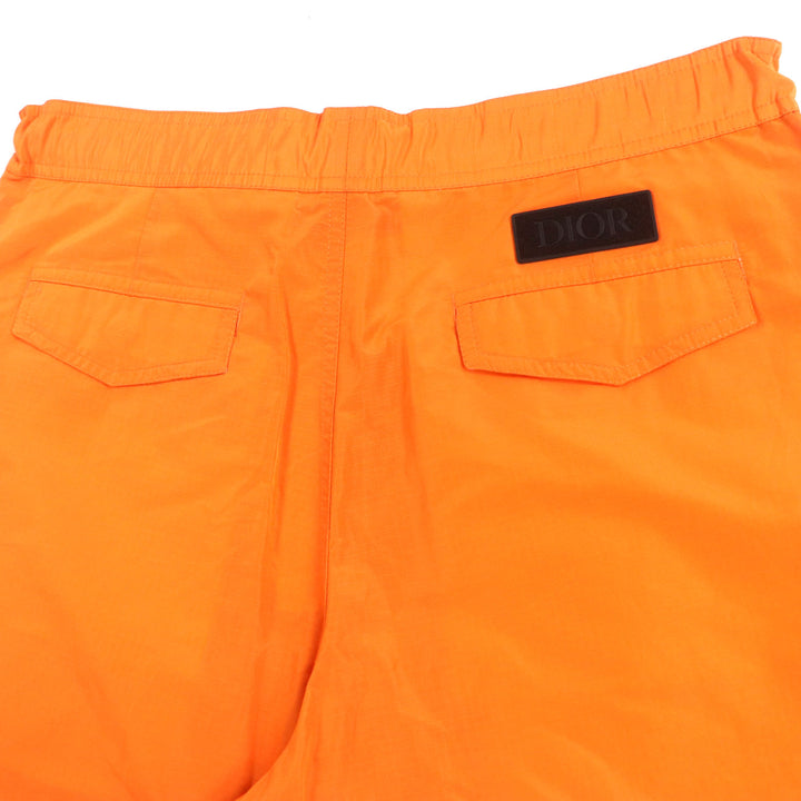 極美品▼DIOR ディオール オム 293C179A4717 ローラーコースター バックル バニューダパンツ ハーフパンツ オレンジ 48 正規品 メンズ