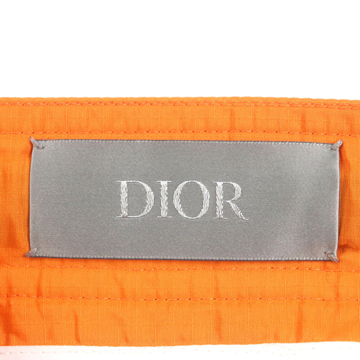 極美品▼DIOR ディオール オム 293C179A4717 ローラーコースター バックル バニューダパンツ ハーフパンツ オレンジ 48 正規品 メンズ