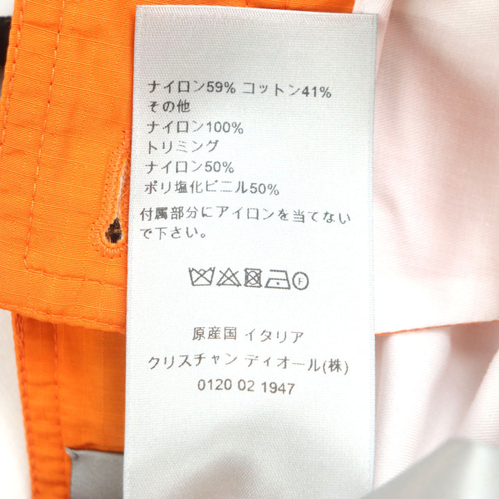極美品▼DIOR ディオール オム 293C179A4717 ローラーコースター バックル バニューダパンツ ハーフパンツ オレンジ 48 正規品 メンズ