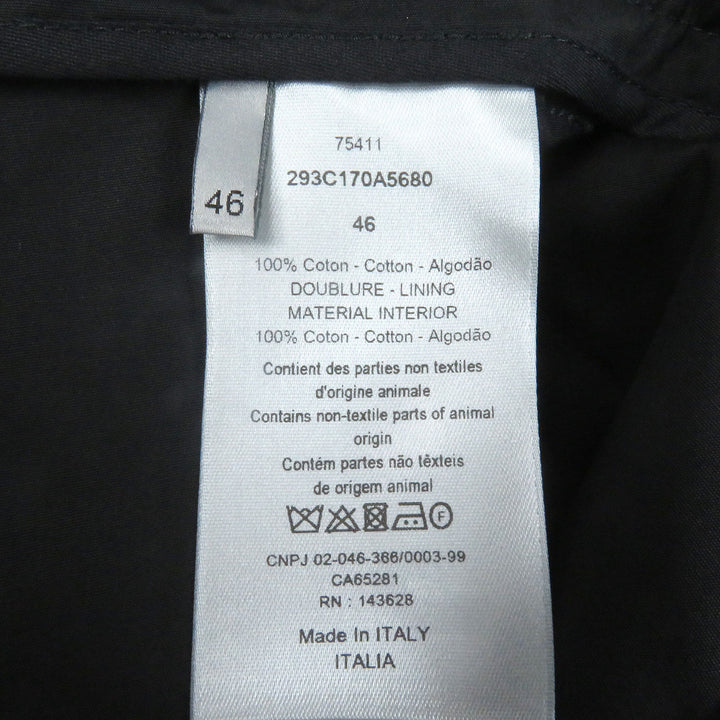 極美品□DIOR ディオール オム 22AW 293C170A5680 バラ 総柄 ハーフパンツ ショートパンツ ブラック 46 イタリア製 正規品 メンズ
