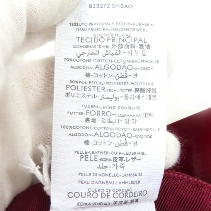 未使用品△GUCCI グッチ 25SS 833272 GG Monogram Canvas Baseball Cap GGモノグラム レザー使い ベースボールキャップ 帽子 L 正規品