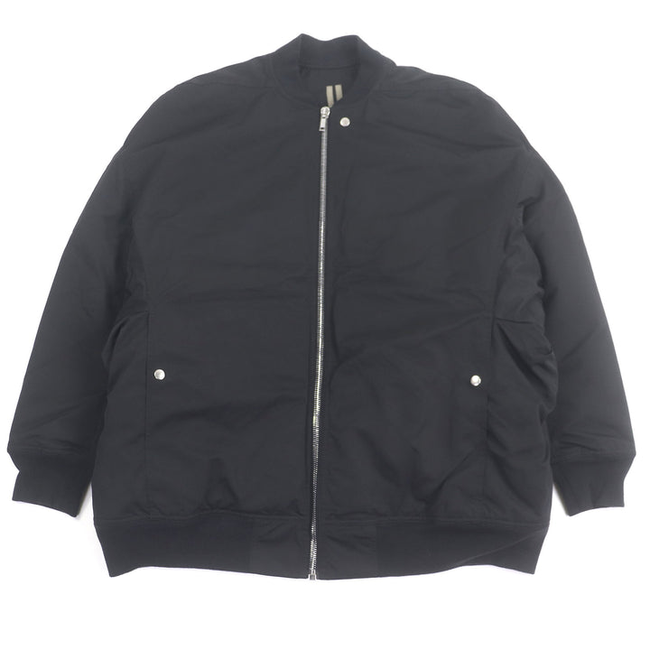 美品□RICK OWENS DRKSHDW リックオウエンス ダークシャドウ 22AW JUMBO FLIGHT 中綿 ボンバージャケット ブルゾン ブラック S メンズ