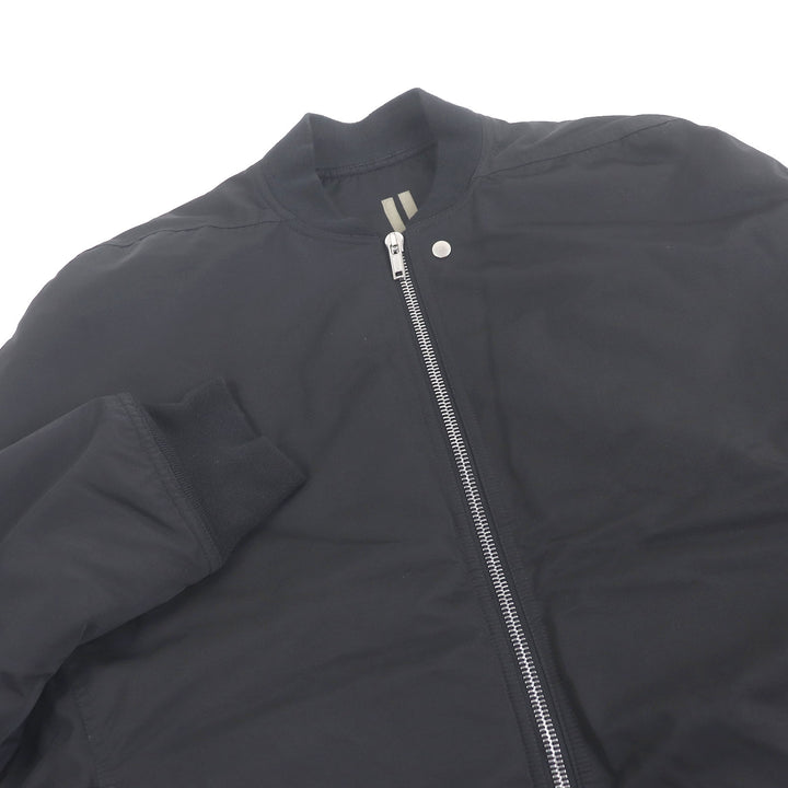 美品□RICK OWENS DRKSHDW リックオウエンス ダークシャドウ 22AW JUMBO FLIGHT 中綿 ボンバージャケット ブルゾン ブラック S メンズ