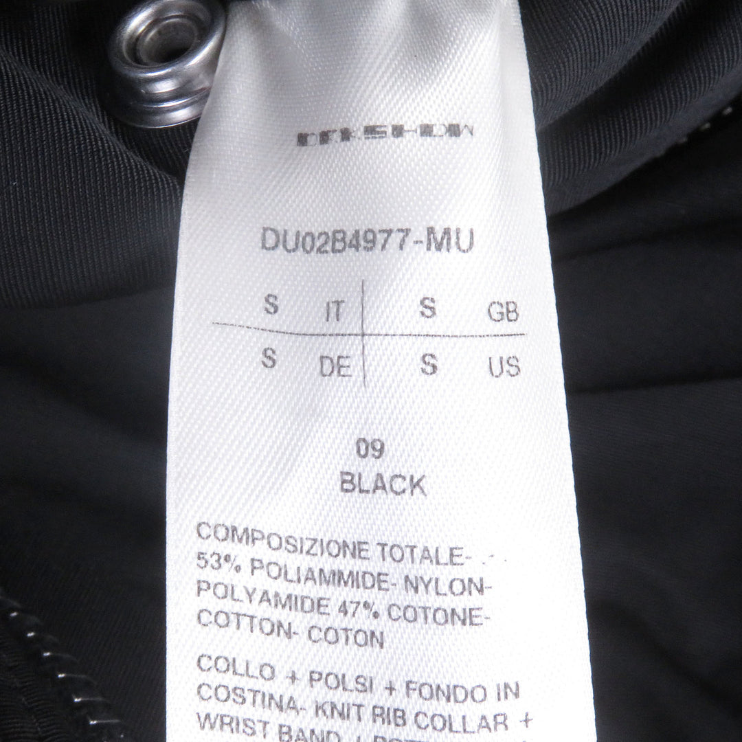 美品□RICK OWENS DRKSHDW リックオウエンス ダークシャドウ 22AW JUMBO FLIGHT 中綿 ボンバージャケット ブルゾン ブラック S メンズ