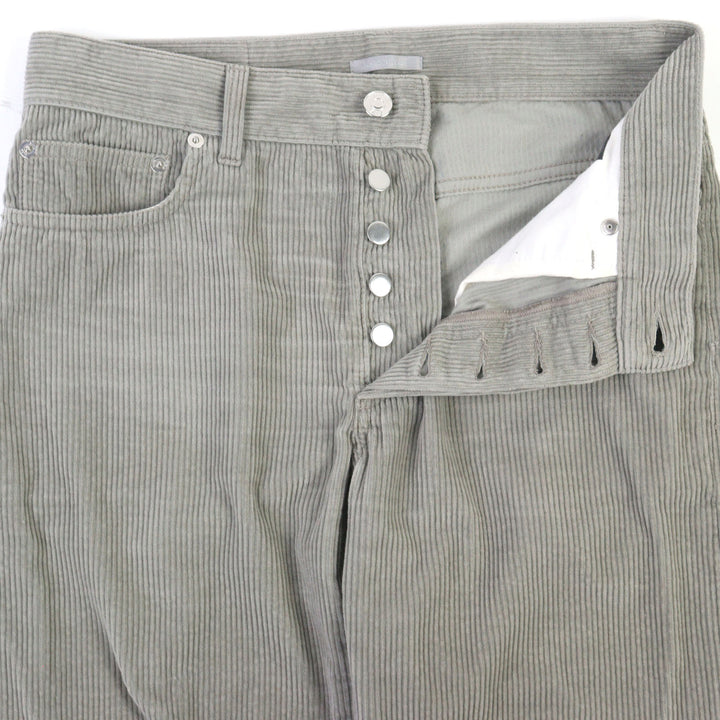 美品○Christian Dior クリスチャンディオール 313D014B5707 couture ロゴボタン コーデュロイパンツ 28 正規品