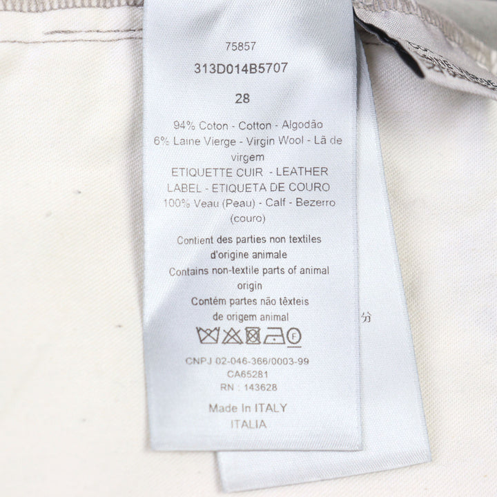 美品○Christian Dior クリスチャンディオール 313D014B5707 couture ロゴボタン コーデュロイパンツ 28 正規品