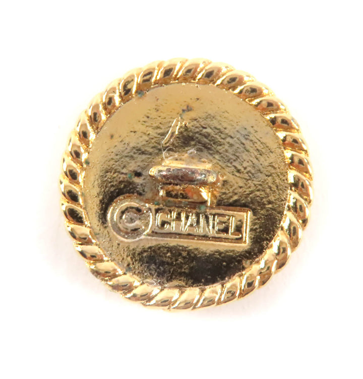 美品★CHANEL シャネル ヴィンテージ クローバーボタン 大10個＋小6個 16個セット 金ボタン メタルボタン ゴールド レディース