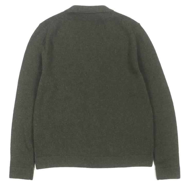 未使用品▼DIOR ディオール オム 243M230AT474 ロゴパッチ Vネック カシミヤジャージー Couture カーディガン M 正規品 定価285000円