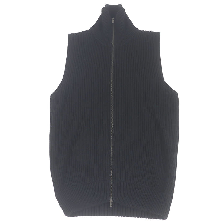 極美品□Maison Margiela 14 メゾンマルジェラ14 30HA061814520 ドライバーズニットベスト ブラック S イタリア製 正規品 メンズ