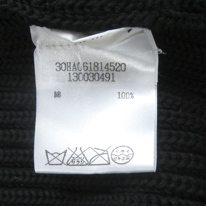 極美品□Maison Margiela 14 メゾンマルジェラ14 30HA061814520 ドライバーズニットベスト ブラック S イタリア製 正規品 メンズ