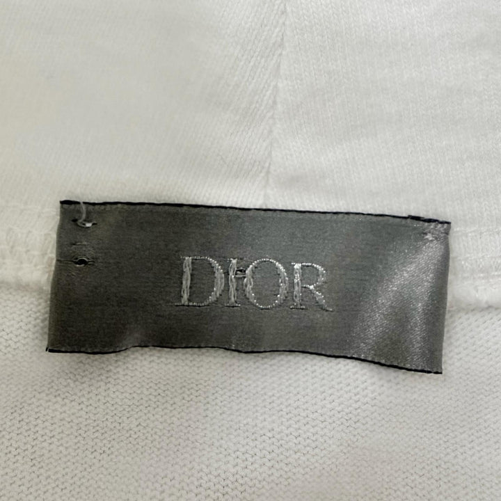 【ドンドン見直し】美品□DIOR ディオール オム 413J641A0554 ロゴ刺繍 モックネック ロングスリーブ 長袖Ｔシャツ S イタリア製 正規品