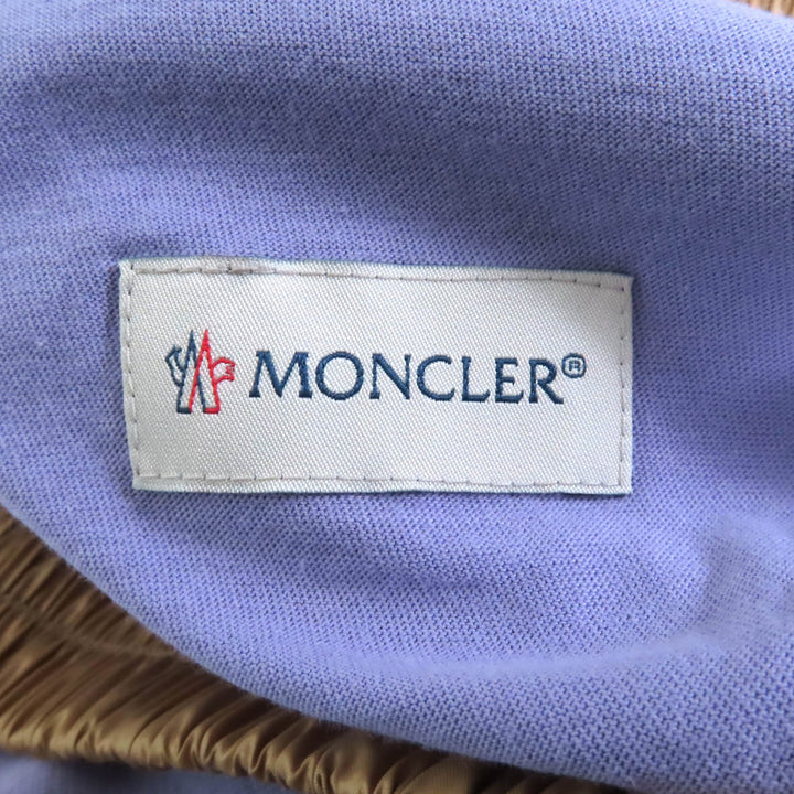 美品★MONCLER モンクレール 2021年製 SWEAT BOTTOM ロゴワッペン付 コットン スウェットパンツ パープル XS 正規品 レディース
