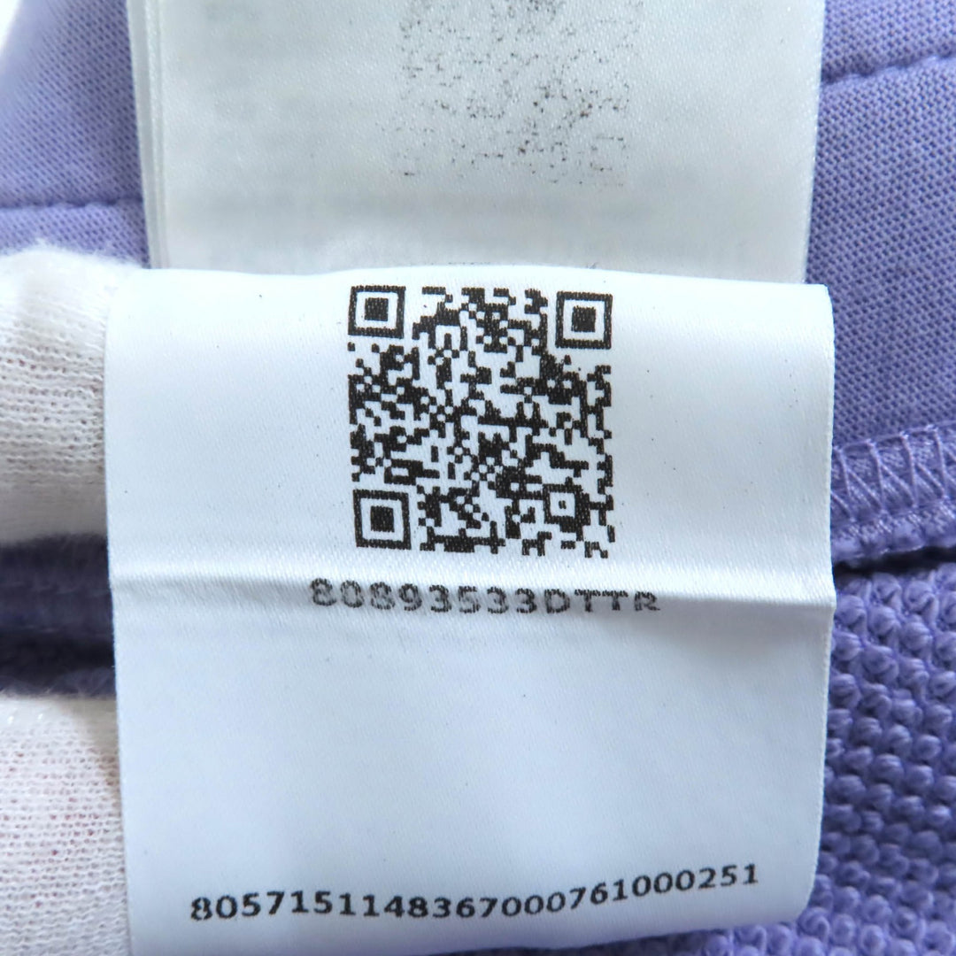 美品★MONCLER モンクレール 2021年製 SWEAT BOTTOM ロゴワッペン付 コットン スウェットパンツ パープル XS 正規品 レディース