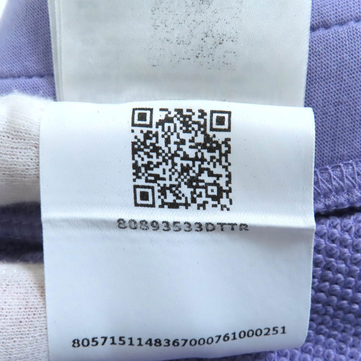 美品★MONCLER モンクレール 2021年製 SWEAT BOTTOM ロゴワッペン付 コットン スウェットパンツ パープル XS 正規品 レディース