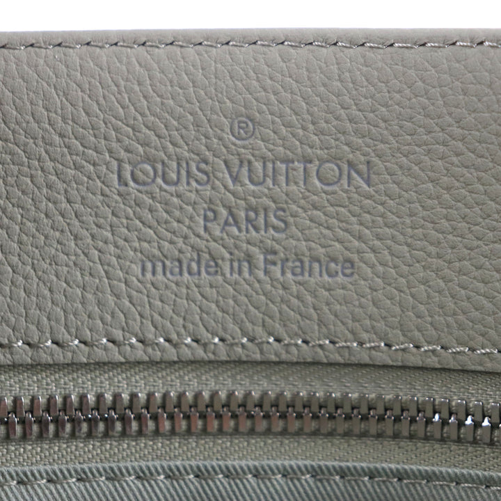 極美品▼LOUIS VUITTON ルイヴィトン M22506 ファストライン LVアエログラム カーフレザー セージ LVロゴ トートバッグ 仏製 メンズ