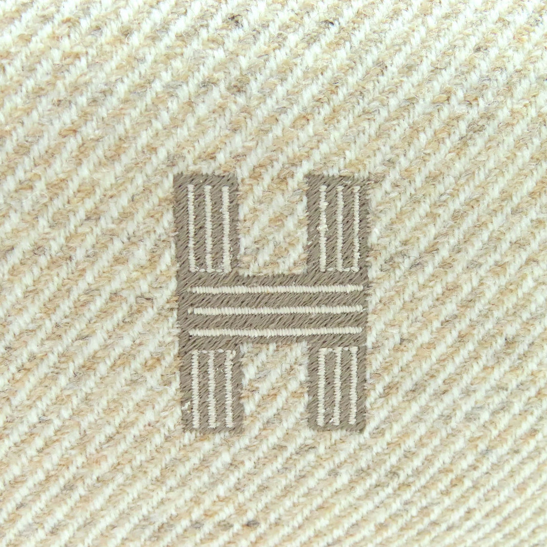 未使用品△HERMES エルメス ブリッド ア ブラック PM オ カレ ウール100% セーグル シルバー金具 セリエボタン ハンドバッグ ポーチ 仏製