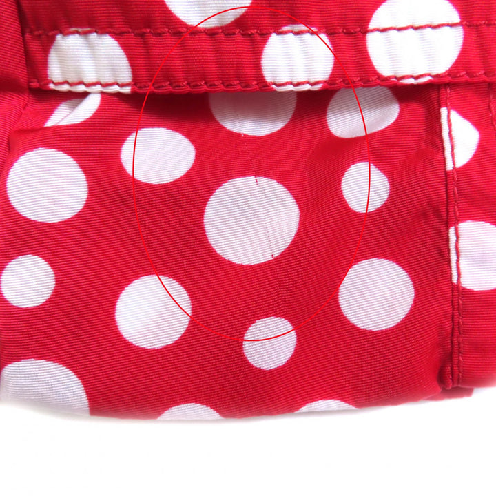 極美品★LOUIS VUITTON×Yayoi Kusama ルイヴィトン×草間彌生 裏地シルク100％ ベルト付 ドット柄 トレンチコート レッド ホワイト 34
