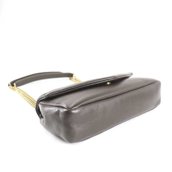 未使用品★SAINT LAURENT PARIS サンローランパリ 734153 カリプソ ライトムスク ラムスキン チェーンショルダーバッグ 定価456500円