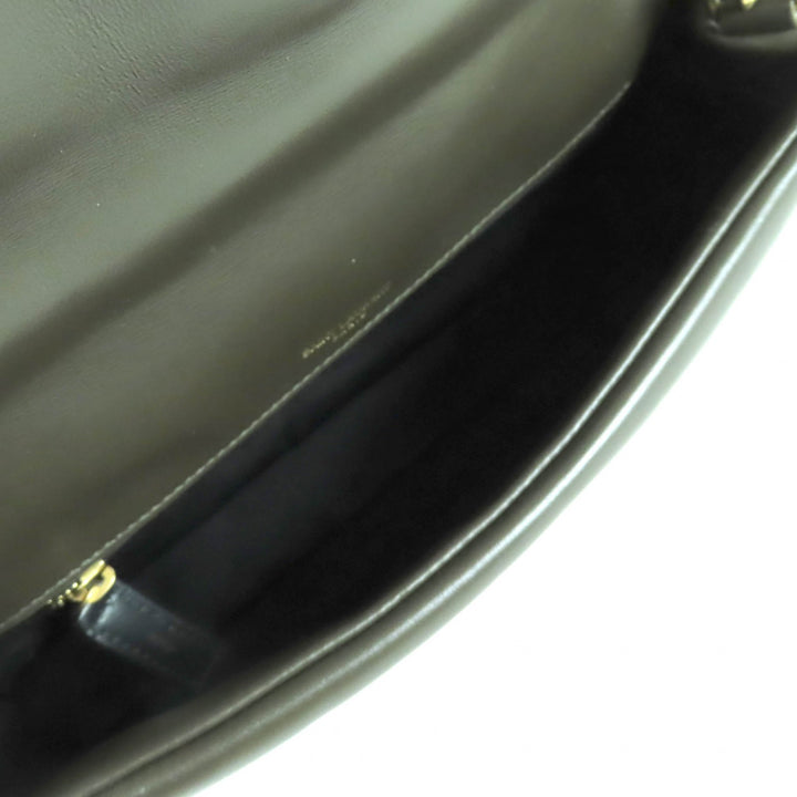 未使用品★SAINT LAURENT PARIS サンローランパリ 734153 カリプソ ライトムスク ラムスキン チェーンショルダーバッグ 定価456500円