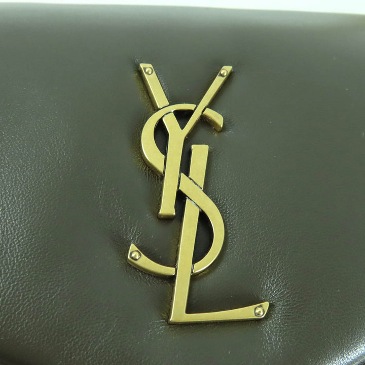 未使用品★SAINT LAURENT PARIS サンローランパリ 734153 カリプソ ライトムスク ラムスキン チェーンショルダーバッグ 定価456500円