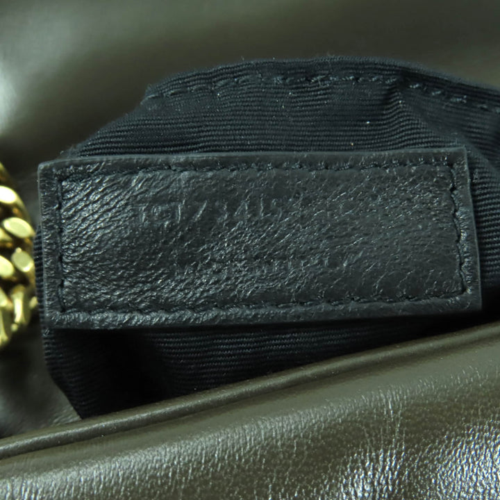 未使用品★SAINT LAURENT PARIS サンローランパリ 734153 カリプソ ライトムスク ラムスキン チェーンショルダーバッグ 定価456500円