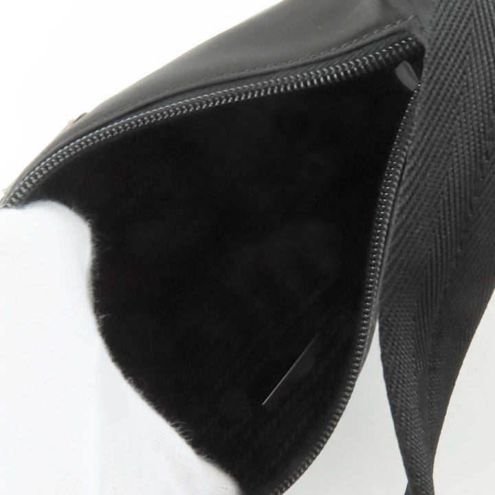 未使用品★PRADA プラダ 1NE515 Re-Edition 2000 Re-Nylon ミニバッグ 三角プレート チャーム付 ワンショルダーバッグ ブラック