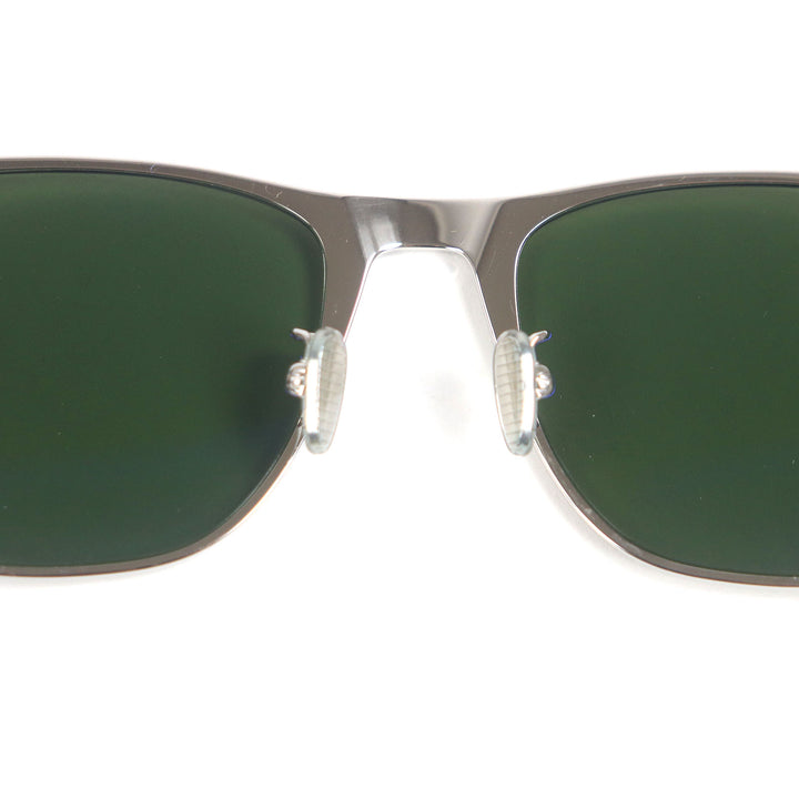 極美品□FRED フレッド FG40009U チタニウム サングラス アイウェア シルバー グリーンレンズ 54□19-145 日本製 メンズ オススメ