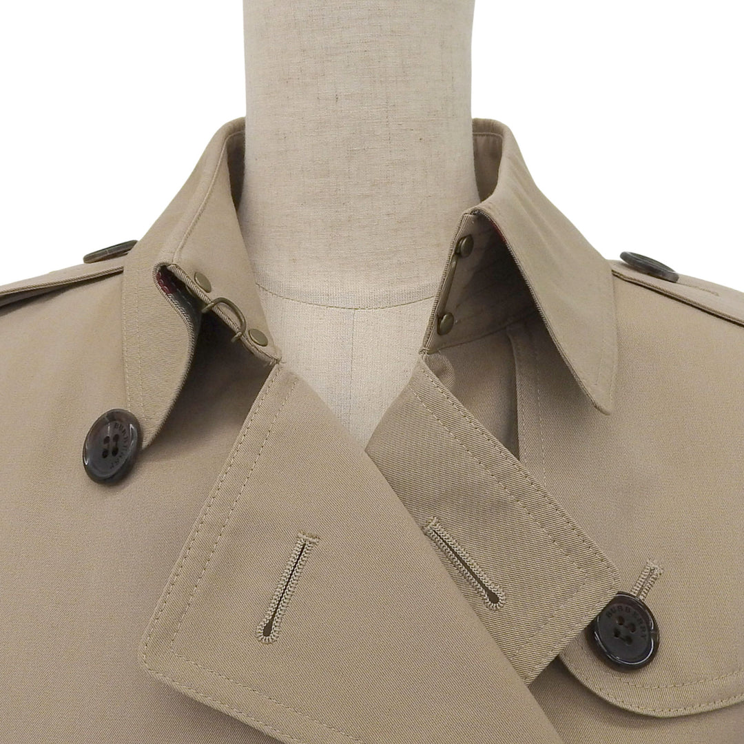 美品▲BURBERRY LONDON バーバリーロンドン 裏地ノバチェック ライナー付き 2WAY トレンチコート ベージュ 36 日本製 正規品 レディース