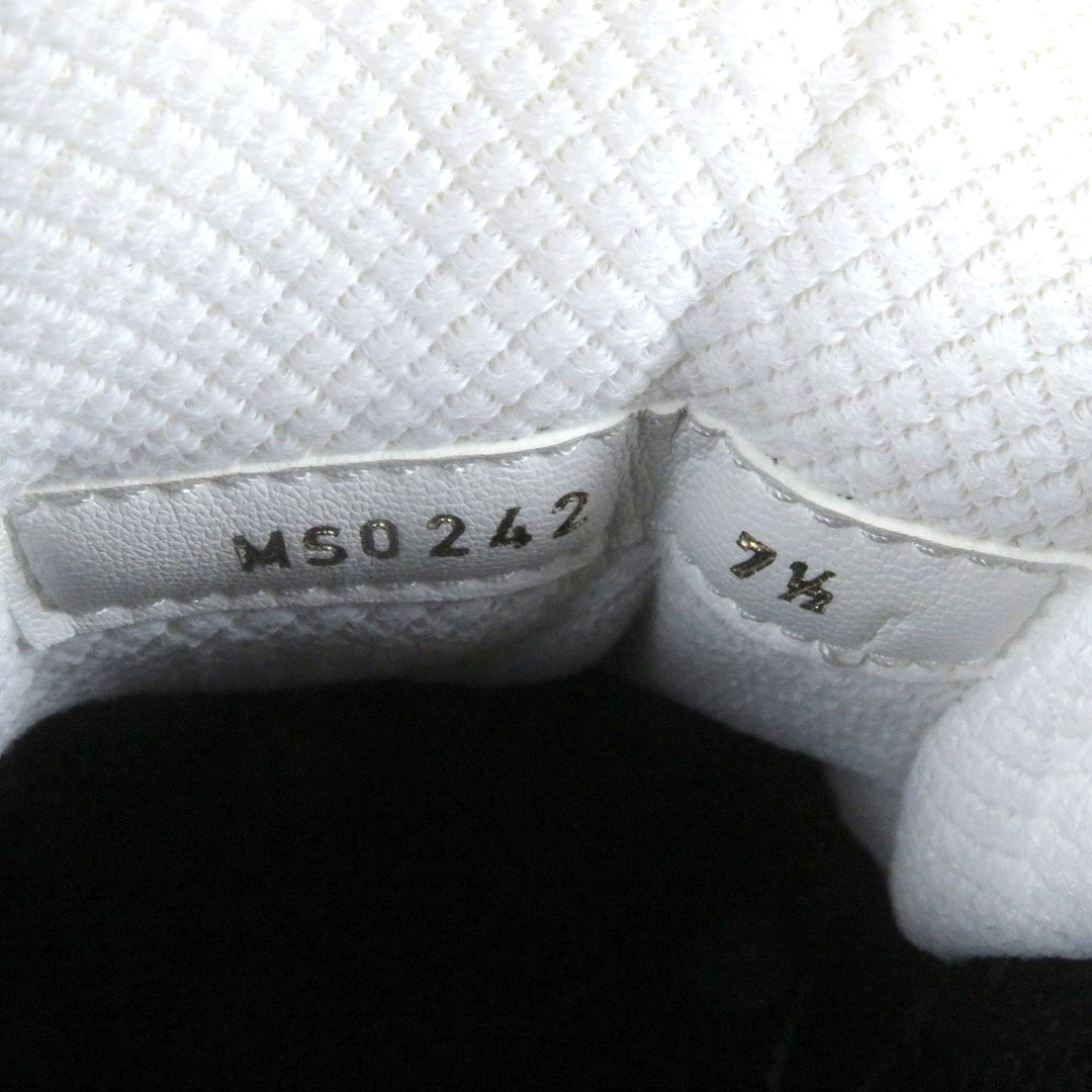 未使用品□LOUIS VUITTON ルイヴィトン 2022年製 1AA3A8 LV タティックライン ローカットスニーカー イエロー シルバー 7.5 イタリア製
