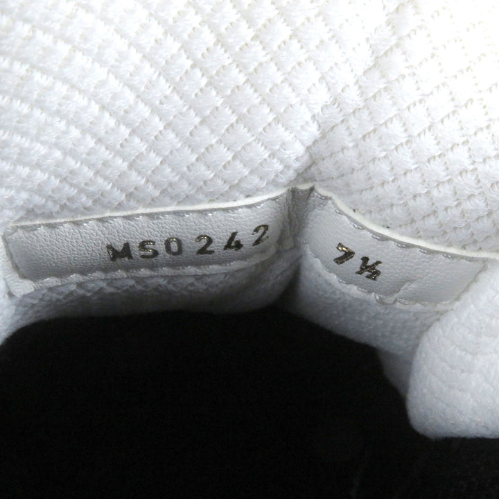 未使用品□LOUIS VUITTON ルイヴィトン 2022年製 1AA3A8 LV タティックライン ローカットスニーカー イエロー シルバー 7.5 イタリア製