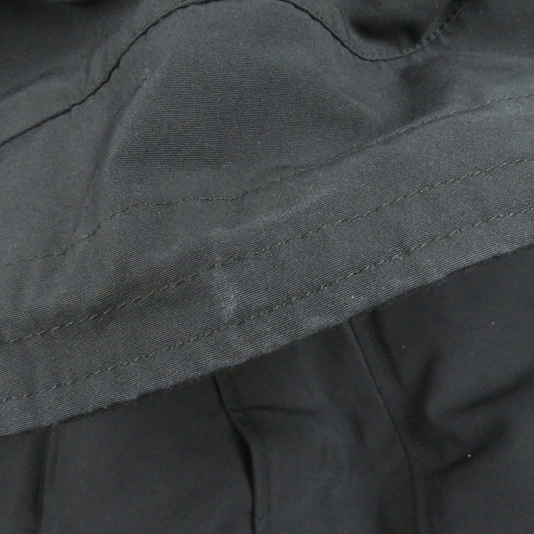 美品□CANADA GOOSE カナダグース 3400M SANFORD PARKA ロゴワッペン フーデッド ダウンコート ブラック XS カナダ製 正規品 メンズ
