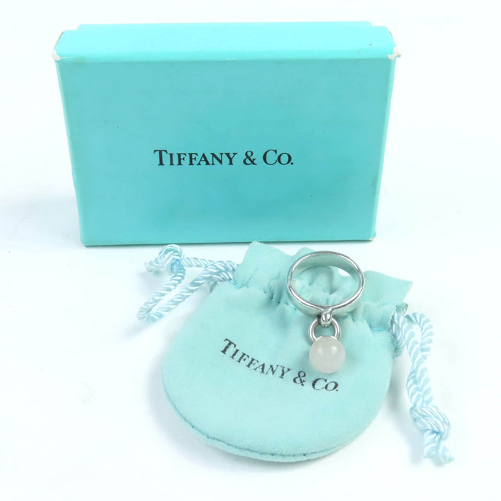 美品◇TIFFANY&amp;Co. ティファニー ボールダンクルリング SV925 クォーツ リング・指輪 シルバー 日本サイズ9号相当 箱・保存袋付 重量5.3g
