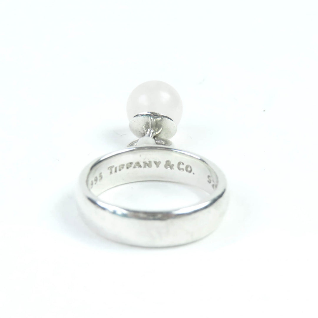 美品◇TIFFANY&amp;Co. ティファニー ボールダンクルリング SV925 クォーツ リング・指輪 シルバー 日本サイズ9号相当 箱・保存袋付 重量5.3g